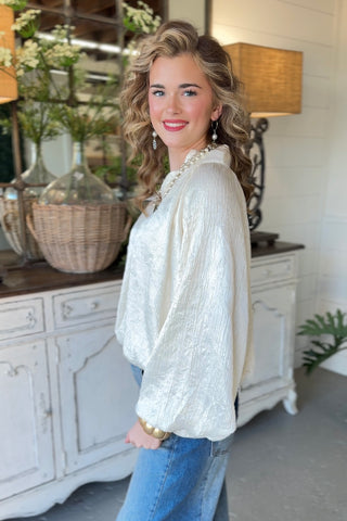 Lillian Cream by Entro Shirts & Tops Entro