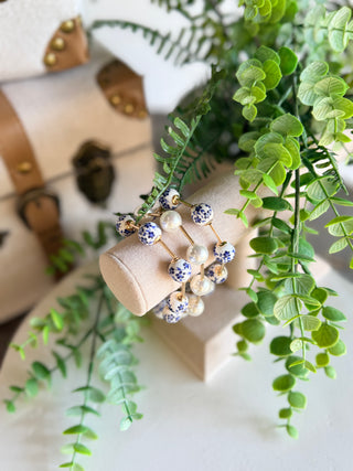 Camilla Bracelet Gold/Blue Bracelets SM Style