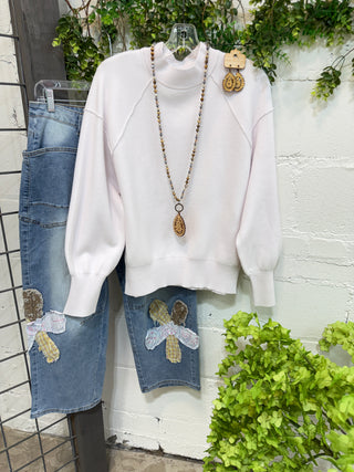 Pristine Sweater Off White carol's boutique