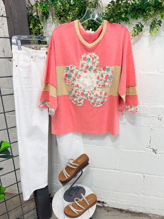 Darling Top Candy Coral by Easel Shirts & Tops Easel