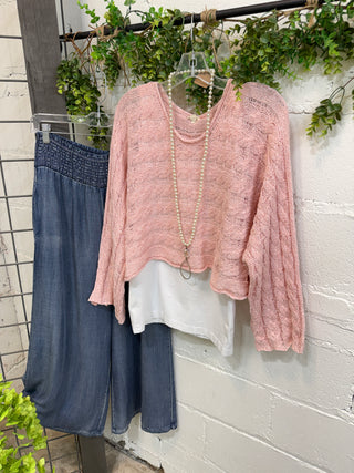 Dorothy Sweater Baby Pink Sweater Pol Clothing