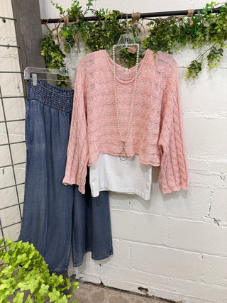 Dorothy Sweater Baby Pink Sweater Pol Clothing