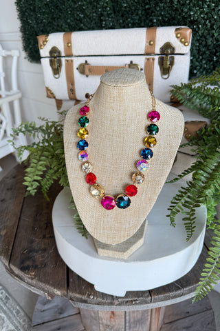 Superb Necklace Gold/Multi Necklaces Accessories To Go