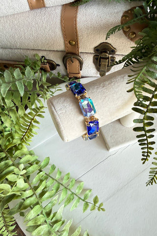 Sundance Bracelet Gold/Blue Mix
