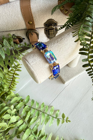 Sundance Bracelet Gold/Blue Mix