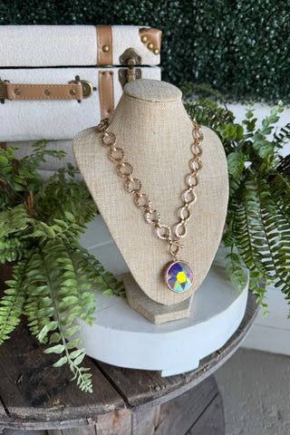 Blair Necklace Gold AB Necklaces SM Style