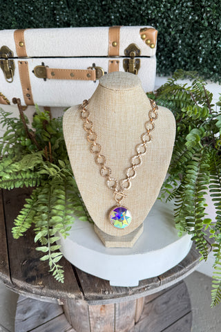 Blair Necklace Gold AB Necklaces SM Style