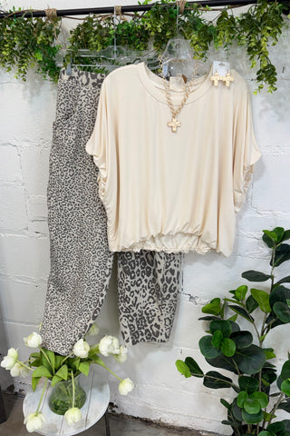 Double Bubble Top Ivory by Umgee