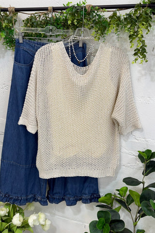 Aretha Sweater Ecru