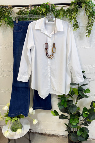 Structured Top White