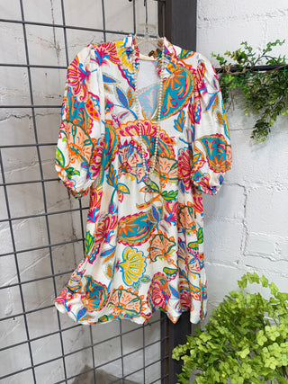 Sweet and Sassy Dress Cream by Umgee limited stock Dresses Umgee