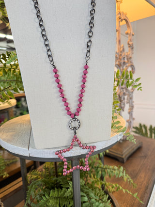 Interstellar Necklace Pink Necklaces Lost & Found Trading Company