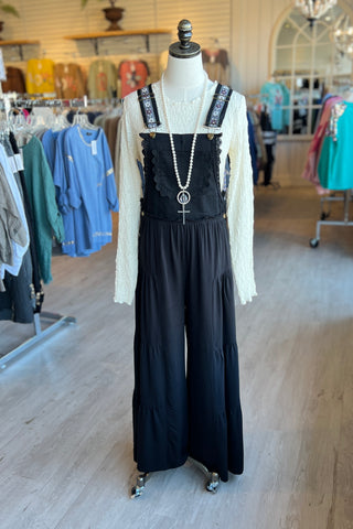 Girly Jumpsuit Black Jumper eesome