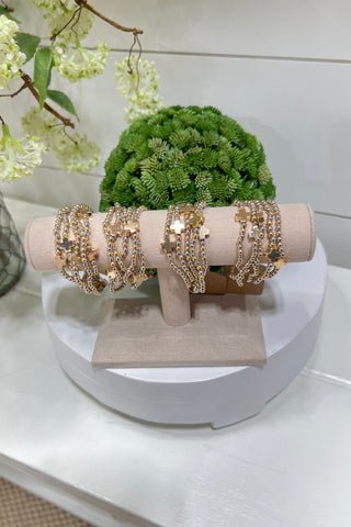 Cross/Ball Bracelet Gold/Silver Bracelets SM Style