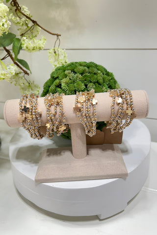 Cross/Ball Bracelet Gold/Silver Bracelets SM Style