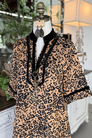 Untamed Dress Leopard Dress/Tunic Southern Grace/Grace+Emma