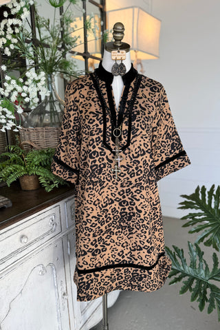 Untamed Dress Leopard Dress/Tunic Southern Grace/Grace+Emma