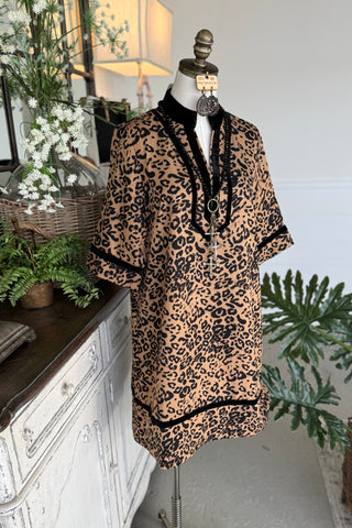 Untamed Dress Leopard Dress/Tunic Southern Grace/Grace+Emma