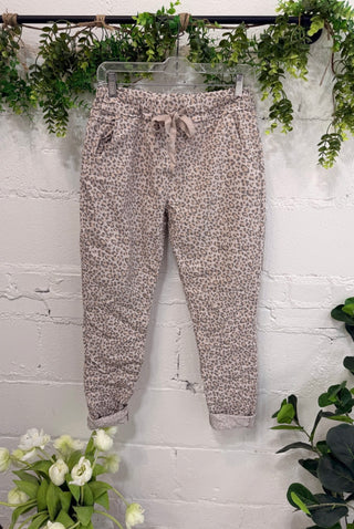 Lovin Leopard Pants Tan