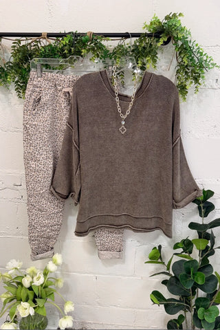 Lovin Leopard Pants Taupe