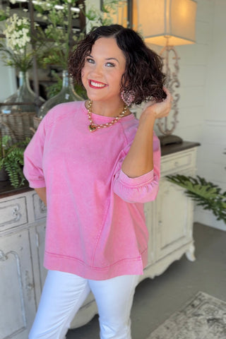 Shelby Top Pink Shirts & Tops Sage+Fig