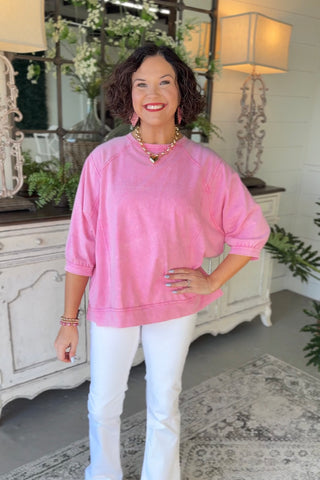 Shelby Top Pink Shirts & Tops Sage+Fig