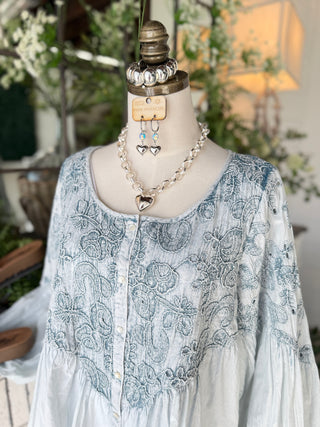 Bridget Top Denim RESTOCK Soon Shirts & Tops Pol Clothing