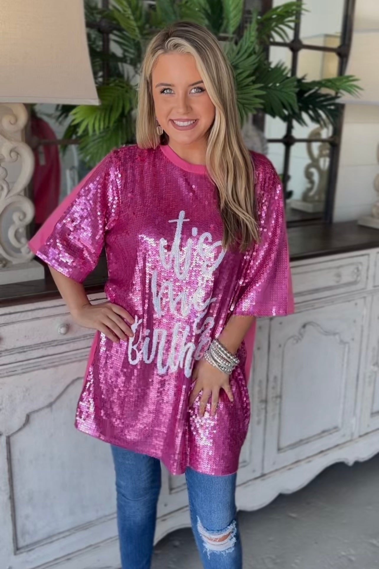 It's My Birthday Sparkle Shirts & Tops Why Dress   