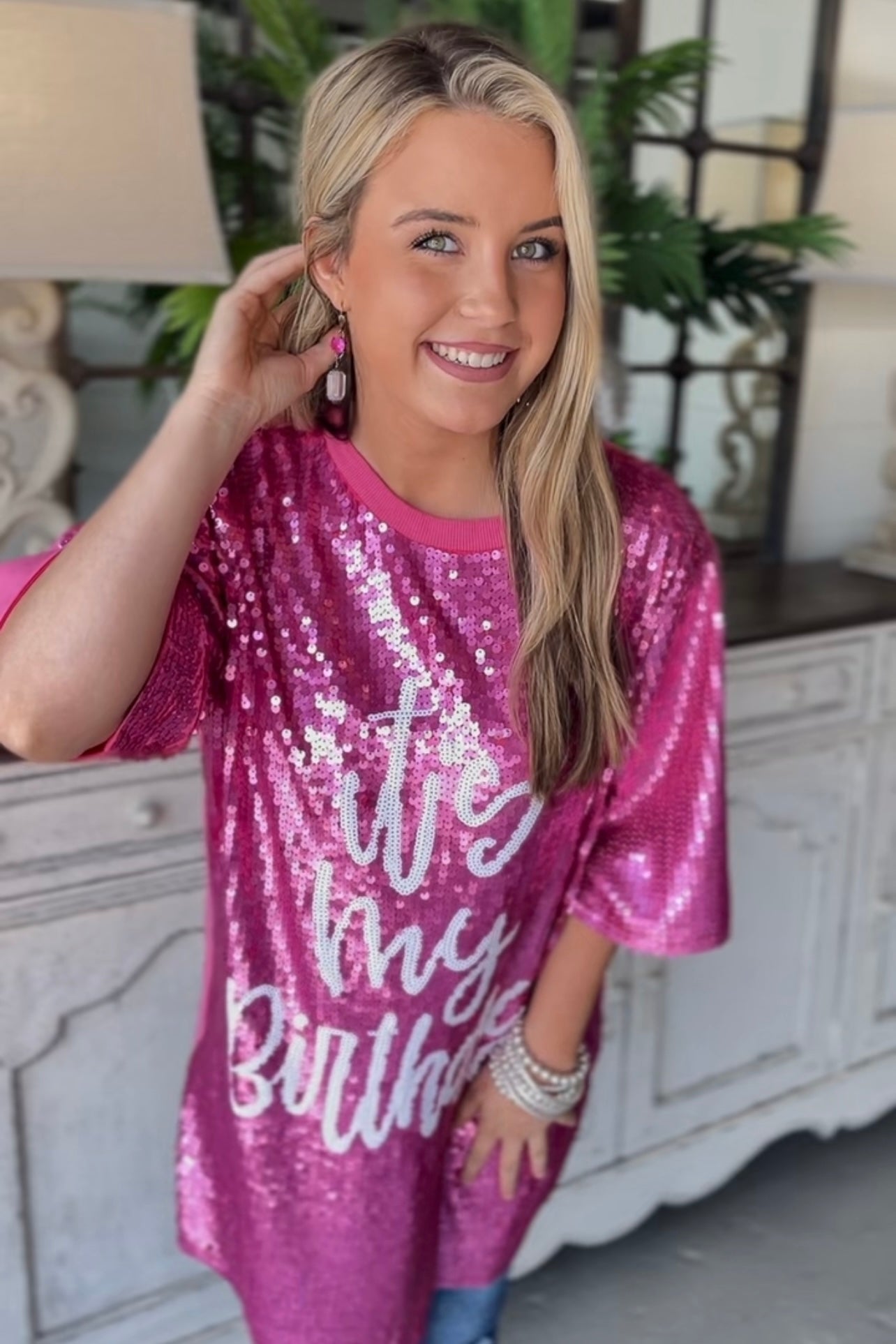 It's My Birthday Sparkle Shirts & Tops Why Dress   