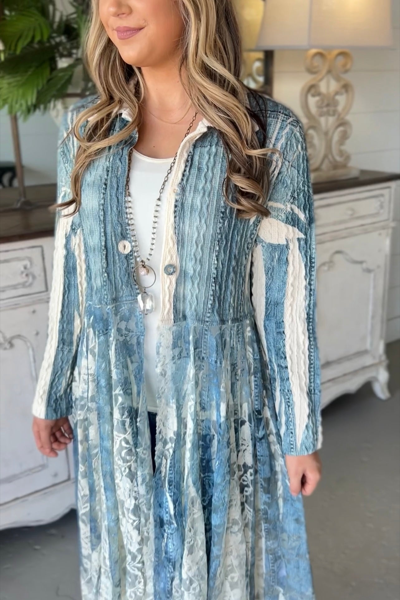 Nora Long Cardi-Outerwear-Carol's Boutique, located in Jasper, Alabama