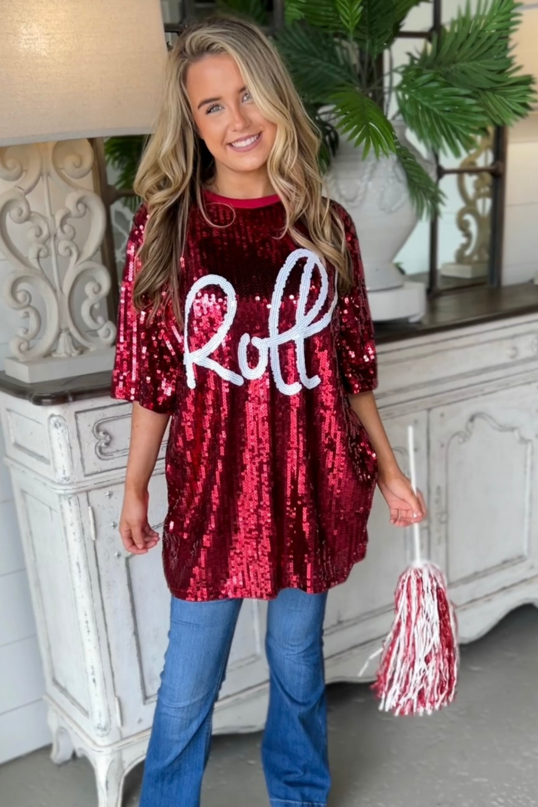 Team Spirit *Restock!-Shirts & Tops-Carol's Boutique, located in Jasper, Alabama