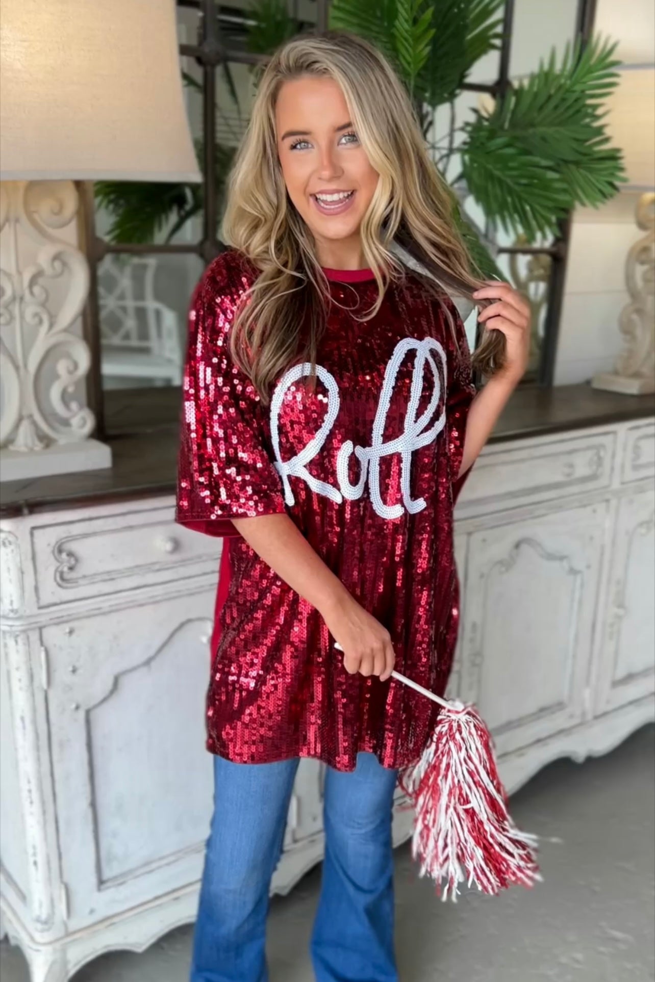 Team Spirit *Restock!-Shirts & Tops-Carol's Boutique, located in Jasper, Alabama