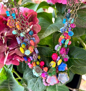 Boho Flower Necklace
