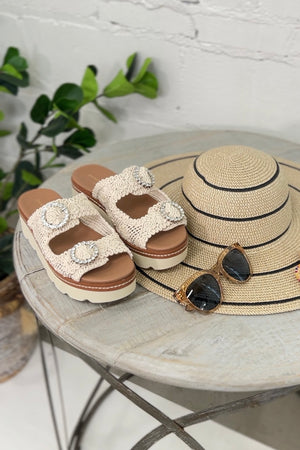 Chinese Laundry Sonder  Macrame Sandals RESTOCK