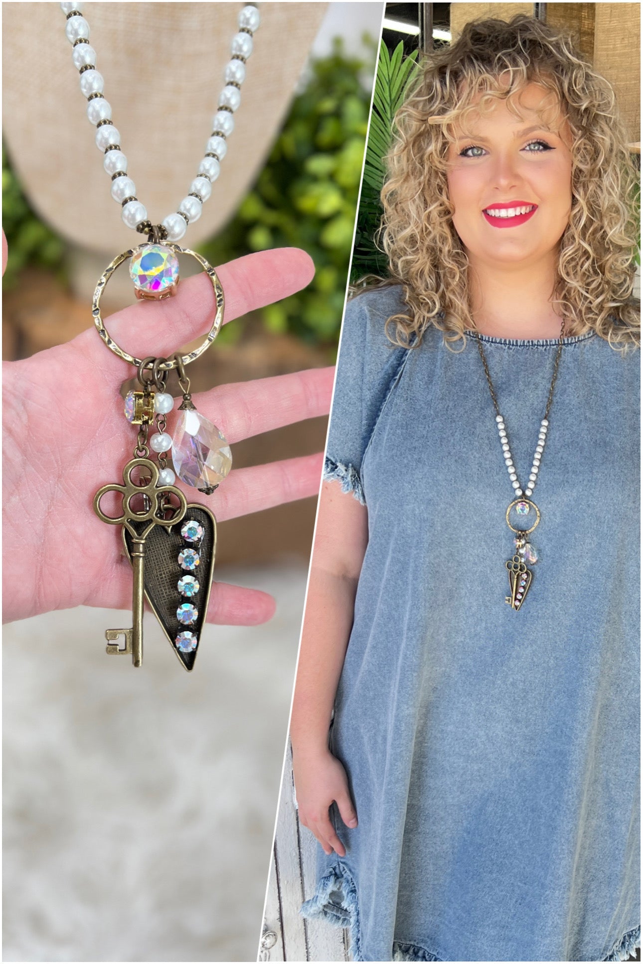 Key To My Heart Necklace NEW Color