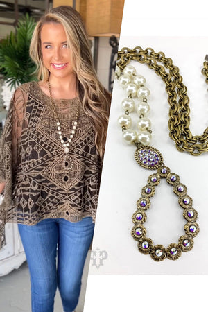Royalty Necklace by Pink Panache RESTOCK
