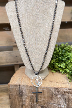 Taylor Cross Necklace - Carol's Boutique