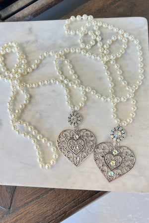 Jasper Heart Necklace RESTOCK
