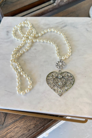Jasper Heart Necklace RESTOCK
