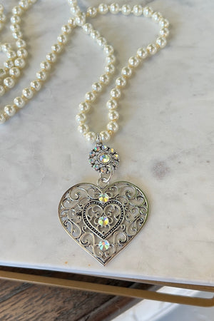 Jasper Heart Necklace RESTOCK
